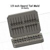 1.5 in Swordtail Mold - 20 Cavities