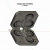 Dragon Tail Tail Mold - 3 Cavities