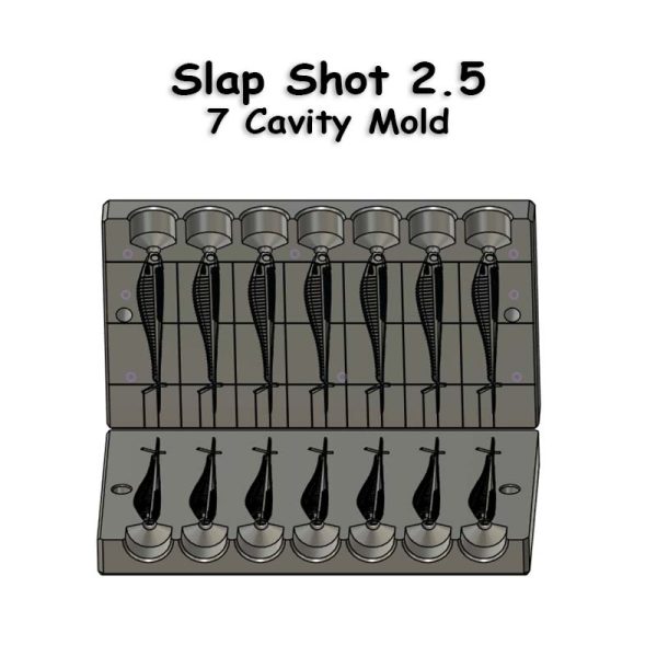 Slap Shot 2.5 ind ports 7 cavity mold