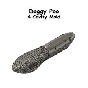 Doggy Poo - 4 Cavity Mold